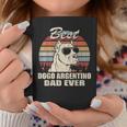 Best Dogo Argentino Dad Ever Vintage Retro Dog Dad Coffee Mug Funny Gifts