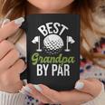 Best Grandpa By Par Granddad Golf Golfer Gift For Mens Coffee Mug Unique Gifts