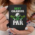 Best Grandpa By Par | Golfing For Grandpa Coffee Mug Unique Gifts