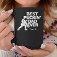 Best Puckins Dad Ever Cool Ice Hockey Gift For Father Coffee Mug Unique Gifts