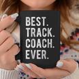 Best Track Coach Ever Funny Sports Coaching Appreciation Coffee Mug Funny Gifts