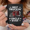 Big Rig Trucker Gift Men Best Truckin Uncle Ever Coffee Mug Funny Gifts