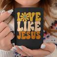 Christian Retro Love Like Jesus Religious Faith God 70S Coffee Mug Unique Gifts