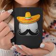 Cinco De Mayo - Golf Ball Mustache Mexican Golf Player Coffee Mug Funny Gifts