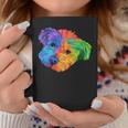 Colorful Bichon Frize Dog Digital Art Coffee Mug Unique Gifts