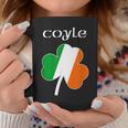 CoyleFamily Reunion Irish Name Ireland Shamrock Coffee Mug Funny Gifts