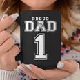 Custom Proud Volleyball Dad Number 1 Personalized For Men Coffee Mug Personalized Gifts