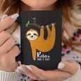 Cute Sloth With Funny Quote Relax Take It Easy Coffee Mug Funny Gifts