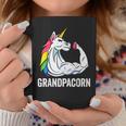 Cute Unicorn Grandpa Girl Birthday Party Apparel Grandpacorn Gift For Mens Coffee Mug Unique Gifts