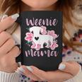Dachshund Mama Wiener Dog Pink Flowers Cute Weenie Mom Gift Coffee Mug Funny Gifts