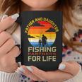Dad And Daughter Fisherman Daddy Fishing Partners For Life Coffee Mug Unique Gifts