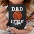 Dad Of The Birthday Boy Basketball Lover Vintage Retro Coffee Mug Funny Gifts