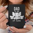 Dad To Be Of Twins Elephant Baby Shower Twin Dad Gift Gift For Mens Coffee Mug Unique Gifts