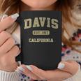 Davis California Ca Vintage State Athletic Style Coffee Mug Funny Gifts