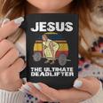 Deadlift Jesus I Christian Weightlifting Funny Workout Gym Coffee Mug Unique Gifts