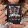 Desert Storm Veteran Proud United States Army Veteran Coffee Mug Funny Gifts