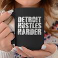 Detroit Hustles Harder T-Shirt Detroit Shirt 2 Coffee Mug Personalized Gifts