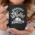 Diamonds Are A Girls Best Friend Softball Baseball Girl Love Coffee Mug Unique Gifts