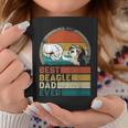 Distressed Best Beagle Dad Ever Fathers Day Gift Coffee Mug Funny Gifts