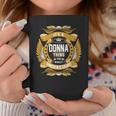 Donna Name Donna Family Name Crest Coffee Mug Funny Gifts