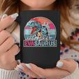 Eva Saurus Funny Personalized DinosaurRex Name Coffee Mug Unique Gifts
