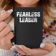 Fearless Leader Workout Motivation Gym Fitness Coffee Mug Funny Gifts