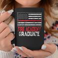 Fire Academy Graduate - Firefighter Us Red Line Flag Coffee Mug Funny Gifts