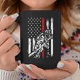 Firefighter Red Us Patriotic Funny Fireman American Flag Coffee Mug Personalized Gifts