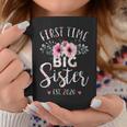 First Time Big Sister Est 2020 Mothers Day New Sister Coffee Mug Unique Gifts