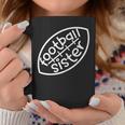Football Silhouette Football Sister Coffee Mug Unique Gifts