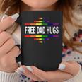 Free Dad Hugs Lgbt Rainbow Pride Fathers Day Gift Coffee Mug Unique Gifts