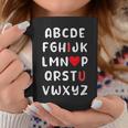 Funny Abc Alphabet I Love You Valentine Teacher Coffee Mug Funny Gifts
