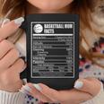 Funny Basketball Mom Nutrition Facts Proud Parent V2 Coffee Mug Funny Gifts