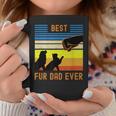 Funny Best Fur Dad Ever Vintage Retro Dog And Cat Owner V2 Coffee Mug Funny Gifts