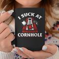 Funny Cornhole - I Suck At Cornhole Coffee Mug Unique Gifts
