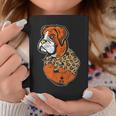 Funny Leopard Dog Boxer Mom Costume Mothers Day Gift Coffee Mug Funny Gifts
