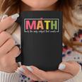 Funny Math Instructor Teacher Elementary School Math Pun Coffee Mug Unique Gifts