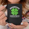 Funny Teacher St Patricks Day Irish Shenanigans Coordinator Coffee Mug Personalized Gifts
