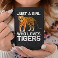 Funny Tiger Girl Design Kids Women Mom Tiger Love Wildlife Coffee Mug Unique Gifts