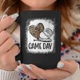 Game Day Baseball Decorations Leopard Heart Soccer Mom Mama Coffee Mug Unique Gifts