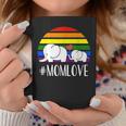 Gay Mom Love Pride Lgbt Rainbow Flag Elephant Gay Mom Gift V2 Coffee Mug Funny Gifts