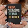 Gianna The Best Woman Myth Legend Funny Best Name Gianna Coffee Mug Funny Gifts
