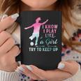 Girl Soccer Player Gifts Team Cleats Mom Goalie Captain Coffee Mug Unique Gifts