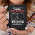 God Gave His Archangels Weapons Funny Army Veteran Warrior Coffee Mug Unique Gifts