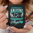 God Made My Dad An Angel Truck Driver Father Memorial Coffee Mug Funny Gifts
