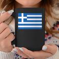 Greece Gift Women Men Kids Left Chest Greek Flag Souvenir Coffee Mug Unique Gifts