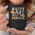 Groovy Happy Last Day Of School Teacher End Of School Year Coffee Mug Unique Gifts