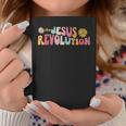 Groovy Retro Jesus Revolution Love Like Jesus Christian Coffee Mug Unique Gifts