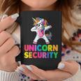 Halloween Dad Mom Daughter Adult Costume Unicorn Security Coffee Mug Unique Gifts