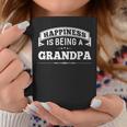 Happiness Is Being A Grandpa Men Top Fathers Day Gifts Coffee Mug Funny Gifts